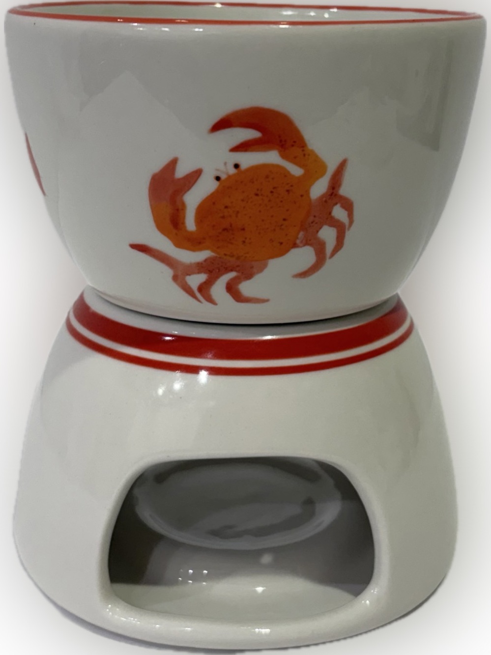 Vintage Crate&Barrel Bar Harbor Lobster Butter Set with Nautical Motif